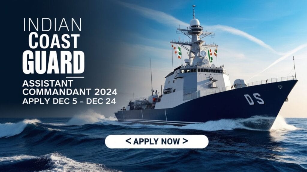 Coast Guard Assistant Commandant Vacancy 2024